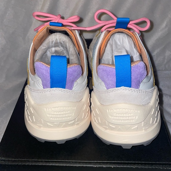 NWT Flower Mountain Washi Sneakers in Beige/White/Multi - Picture 12 of 16